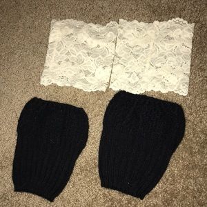 Two sets of boot cuffs💁🏼‍♀️